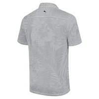 Men's Tommy Bahama Gray Detroit Lions Sport Santiago Paradise Polo