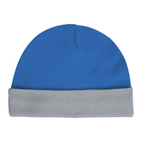 Newborn & Infant Detroit Lions Dynamic Duo Bodysuit, Bib Knit Hat Set