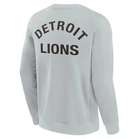 Unisex Fanatics Gray Detroit Lions Elements Super Soft Pullover Sweatshirt