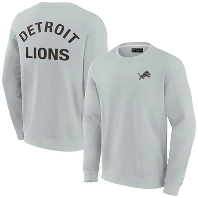 Sweat-shirt unisexe Fanatics gris Detroit Lions Elements ultra doux