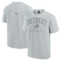 Unisex Fanatics Silver Detroit Lions Elements Flex Tri-Blend T-Shirt
