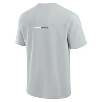 Unisex Fanatics Silver Detroit Lions Elements Flex Tri-Blend T-Shirt
