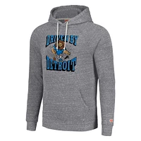 Unisex Homage  Gray Detroit Lions Hyperlocal Raglan Pullover Hoodie