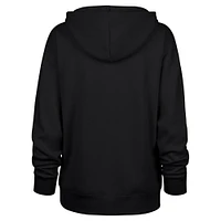 Women's '47  Black Detroit Lions Clarity Naomi Pullover Hoodie