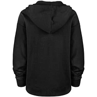 Women's '47  Black Detroit Lions Plus Clarity Kennedy Pullover Hoodie
