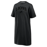 Women's Fanatics Black Detroit Lions Elements Go Tri-Blend Dress