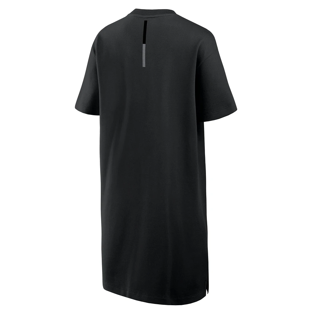 Women's Fanatics Black Detroit Lions Elements Go Tri-Blend Dress