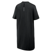 Women's Fanatics Black Detroit Lions Elements Go Tri-Blend Dress