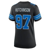 Women's Nike Aidan Hutchinson Black Detroit Lions 2nd Alternate Game Jersey
