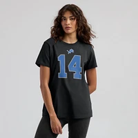Women's Nike Amon-Ra St. Brown Black Detroit Lions Player Name & Number T-Shirt