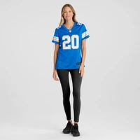 Maillot de match joueur retraité Nike Barry Sanders des Detroit Lions pour femme, bleu