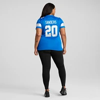 Maillot de match joueur retraité Nike Barry Sanders des Detroit Lions pour femme, bleu