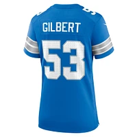 Women's Nike DaRon Gilbert  Blue Detroit Lions Game Jersey
