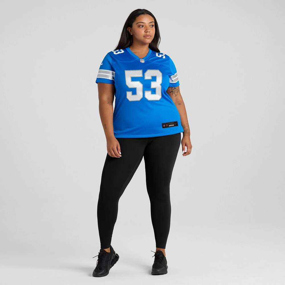 Women's Nike DaRon Gilbert  Blue Detroit Lions Game Jersey