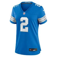 Women's Nike Hendon Hooker  Blue Detroit Lions Team Game Jersey