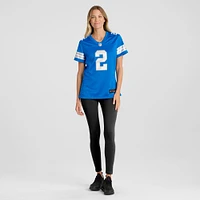 Women's Nike Hendon Hooker  Blue Detroit Lions Team Game Jersey