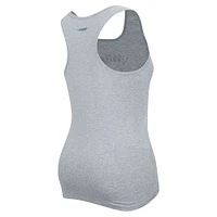 Women's Pro Standard Heather Gray Detroit Lions Triple Tonal Racerback Tank Top