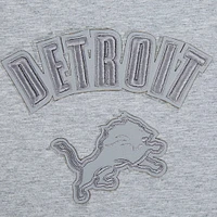 Women's Pro Standard Heather Gray Detroit Lions Triple Tonal Racerback Tank Top