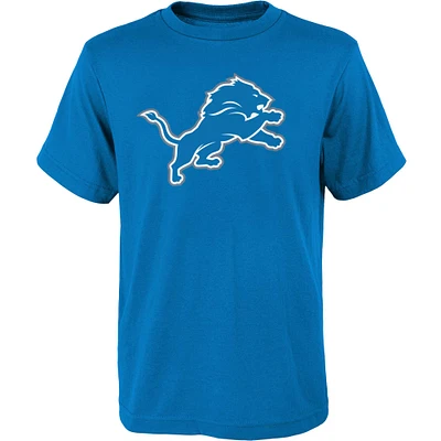 T-shirt bleu à logo principal Detroit Lions pour jeune
