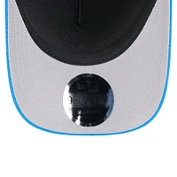 Youth New Era Black/Blue Detroit Lions 2025 NFL Draft 9FORTY A-Frame M-Crown Adjustable Hat