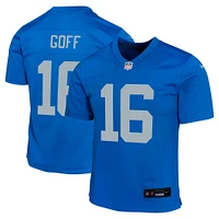 Youth Nike Jared Goff Blue Detroit Lions Alternate Game Jersey