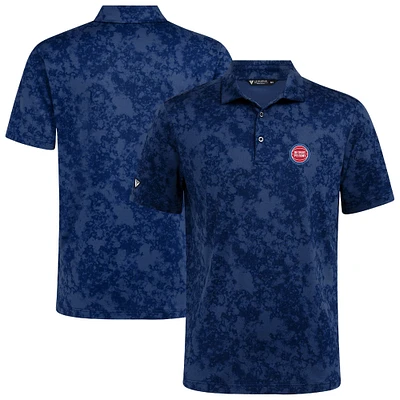 Polo bleu marine Whisper des Detroit Pistons pour homme Levelwear