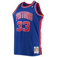 Maillot Swingman Mitchell & Ness Grant Hill Detroit Pistons bleu 1995/96 Big Tall Hardwood Classics pour hommes