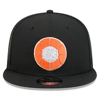 Men's New Era  Black Detroit Pistons 2024/25 City Edition Alternate 9FIFTY Snapback Hat