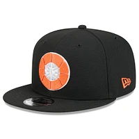 Men's New Era  Black Detroit Pistons 2024/25 City Edition Alternate 9FIFTY Snapback Hat