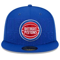 Men's New Era  Blue Detroit Pistons 2023 NBA Draft 59FIFTY Fitted Hat