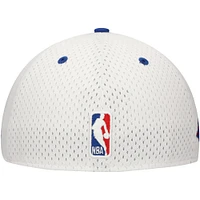 Men's New Era White/Blue Detroit Pistons Throwback 2Tone 59FIFTY Fitted Hat