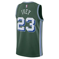 Men's Nike Jaden Ivey Green Detroit Pistons 2022/23 Swingman Jersey - City Edition
