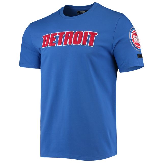 T-shirt Pro Standard Detroit Pistons Chenille Team Bleu pour Homme