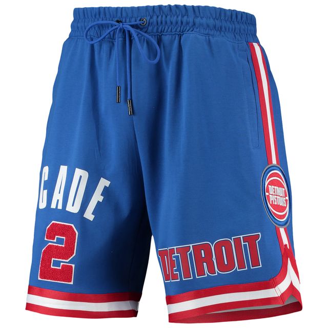 Short réplique du joueur des Detroit Pistons Pro Standard Cade Cunningham bleu pour homme