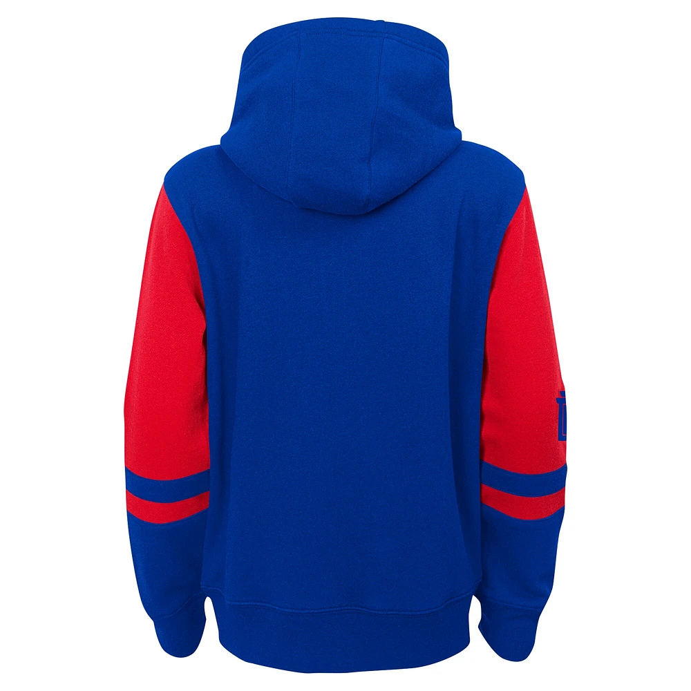 Preschool Blue Detroit Pistons Straight To The League Full-Zip Hoodie