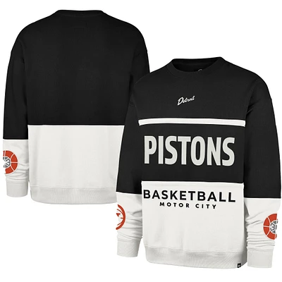 Sweat-shirt à capuche unisexe '47 Black Detroit Pistons 2024/25 City Edition On Five Maximalist