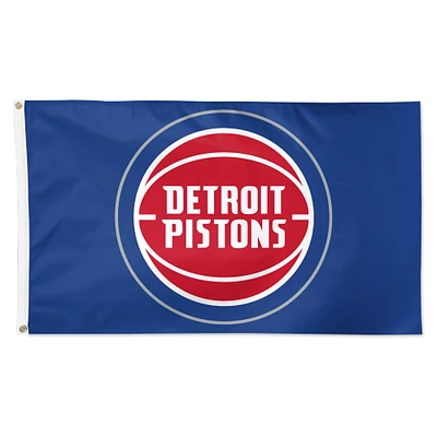 WinCraft Detroit Pistons 3' x 5' Primary Logo Single-Sided - Flag