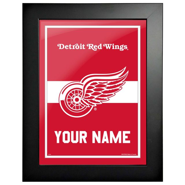 Red Wings de Detroit - Cadre photo personnalisé de 12'' x 16''