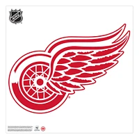 Sticker mural repositionnable avec logo de l'équipe des Red Wings de Detroit 36'' x 36''