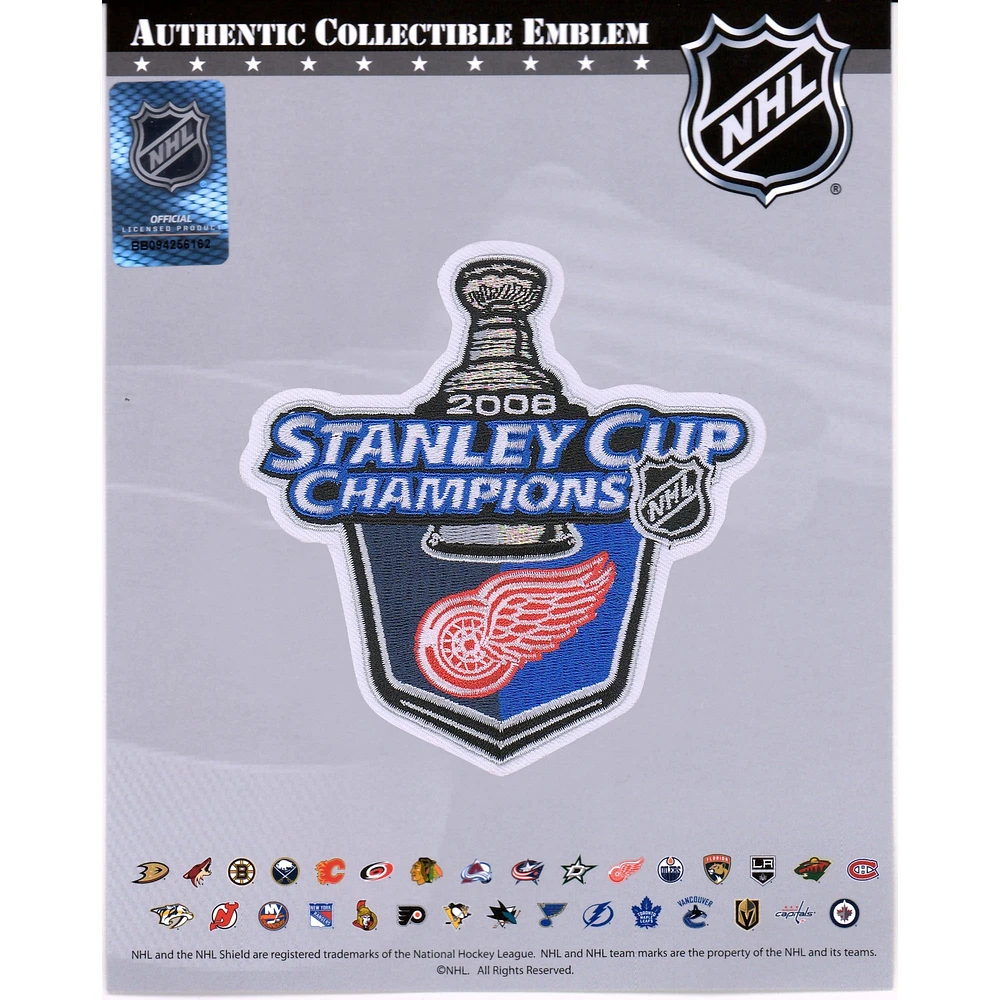 Detroit Red Wings Unsigned 2008 Stanley Cup Champions National Emblem Jersey Patch