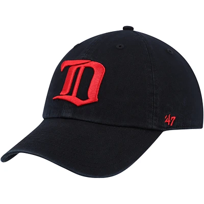Casquette réglable Clean Up Detroit Red Wings '47 noire pour homme