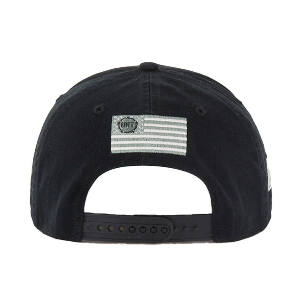 Men's '47 Black Detroit Red Wings OHT Military Appreciation Homeland Honor and Defend Hitch Adjustable Hat