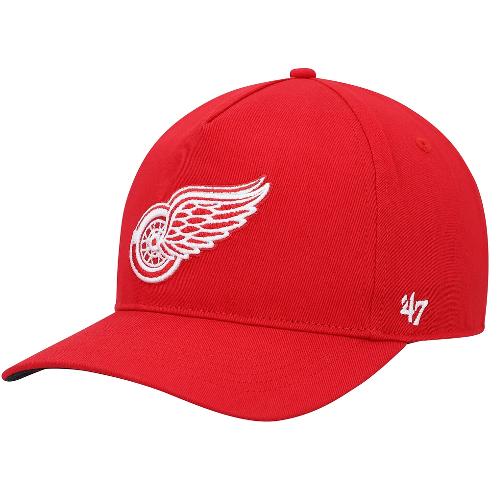 Men's '47 Red Detroit Red Wings Primary Hitch Snapback Hat