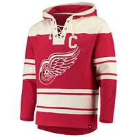 Chandail à capuchon pour homme '47 Steve Yzerman Red Detroit Wings Player Lacer
