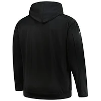 Men's Fanatics Black Detroit Red Wings Authentic Pro Big & Tall Pullover Hoodie