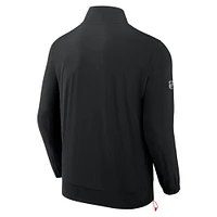Men's Fanatics Black Detroit Red Wings Authentic Pro Rink Full-Zip Jacket