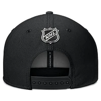 Men's Fanatics Black Detroit Red Wings Authentic Pro Training Camp Snapback Hat