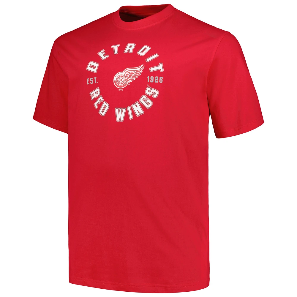 Men's Fanatics Detroit Red Wings Big & Tall 2-Pack T-Shirt Set