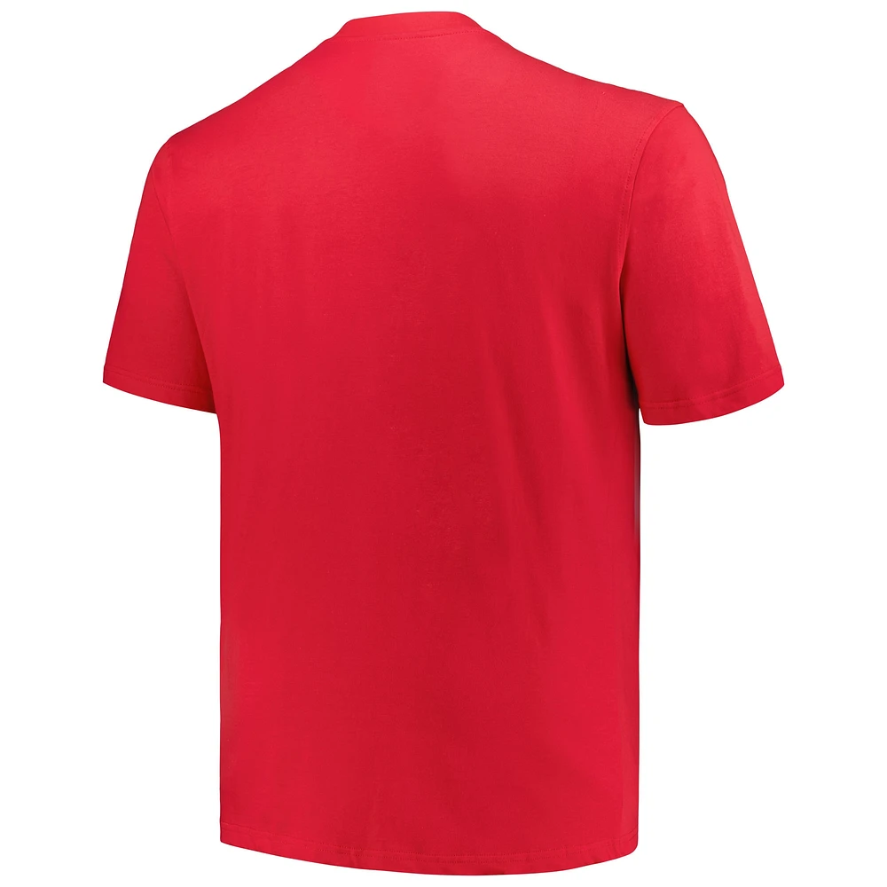 Men's Fanatics Detroit Red Wings Big & Tall 2-Pack T-Shirt Set