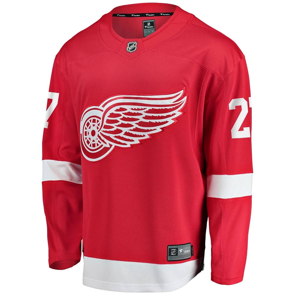 Men's Fanatics Michael Rasmussen Red Detroit Wings Home Breakaway Player Jersey